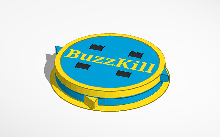 Buzzkill Logo 3D design BuzzKill V3 - Tinkercad