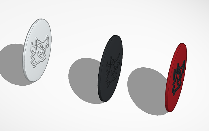 3D design coin for davies - Tinkercad
