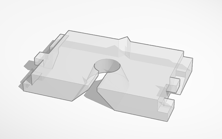 3D design Milwaukee Jigsaw Splinter Guard - Tinkercad