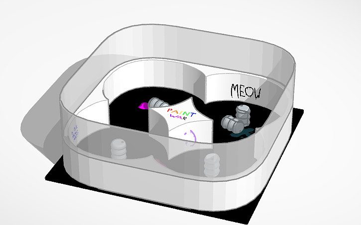 3D design Minigame 2: Paint War! - Tinkercad