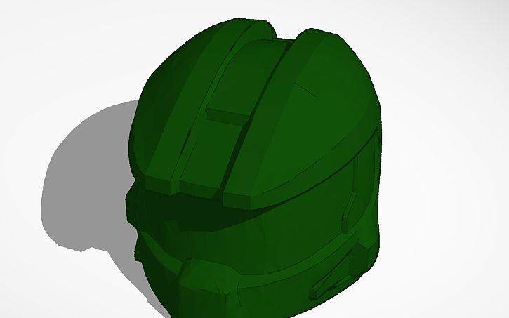 3D design lego helmet - Tinkercad