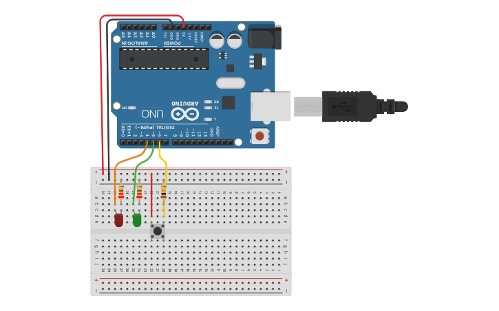 Circuit design Automate Pull Down 1.2 - Tinkercad
