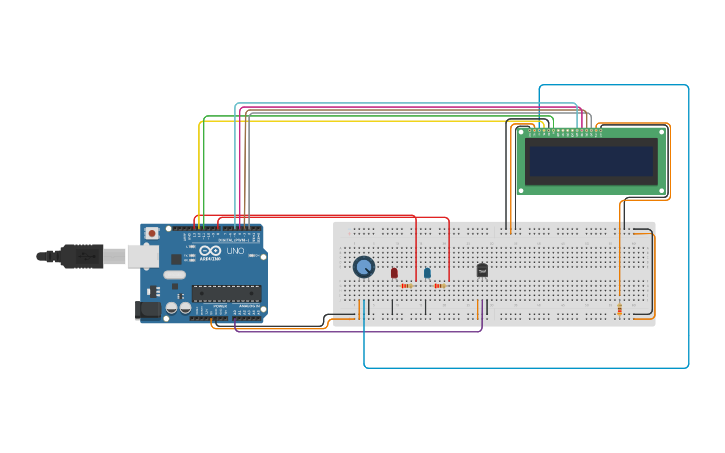 Circuit design Sensor de temperatura e visualização pelo LCD (projeto ...
