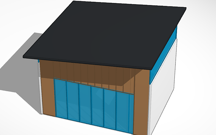 Modern Tinker 3D design Modern House - Tinkercad