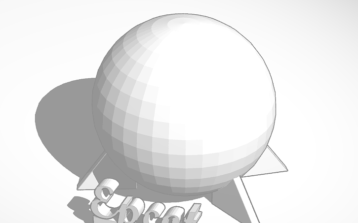 3D design Epcot - Tinkercad