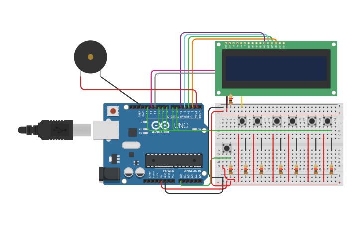 Circuit design timer - Tinkercad