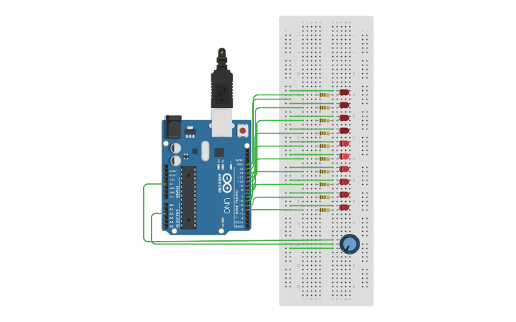 Circuit design NO. 2 MODULE 2 EXERCISE - Tinkercad