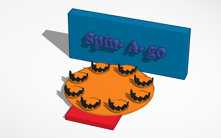 3D design Spin- a- go- the ride - Tinkercad