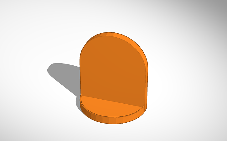 3D design Token Pawn Standee 01 - Tinkercad