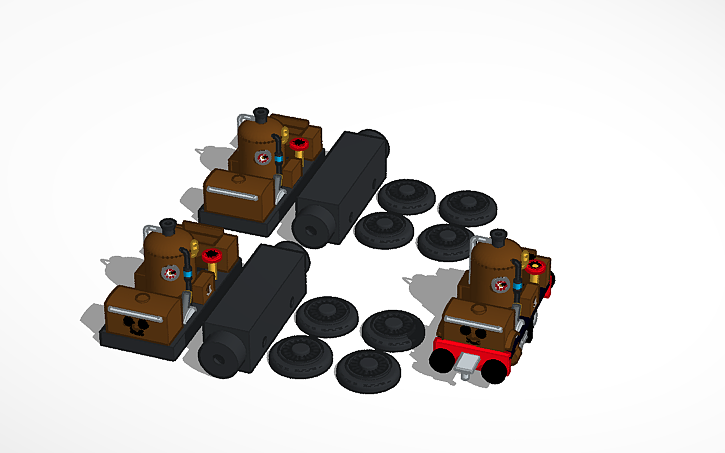 3D design TWR Eustace the Old China Clay Coffee Pot Engine (Edit ...