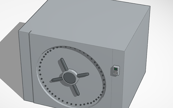 3D design Safe - Tinkercad