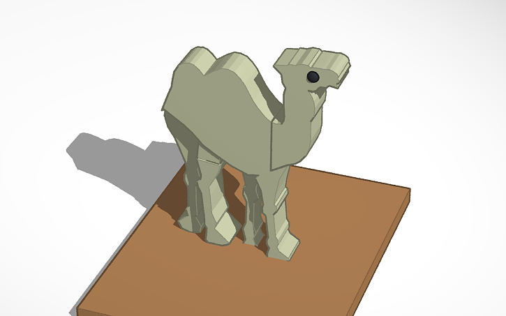3D design Camel - Tinkercad