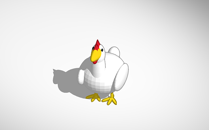 3D design Chicken The Chicken - Tinkercad