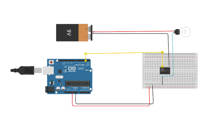 Circuit design JC Relay - Tinkercad