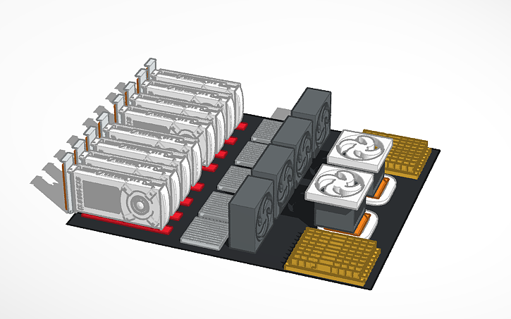 3D design gpu server - Tinkercad