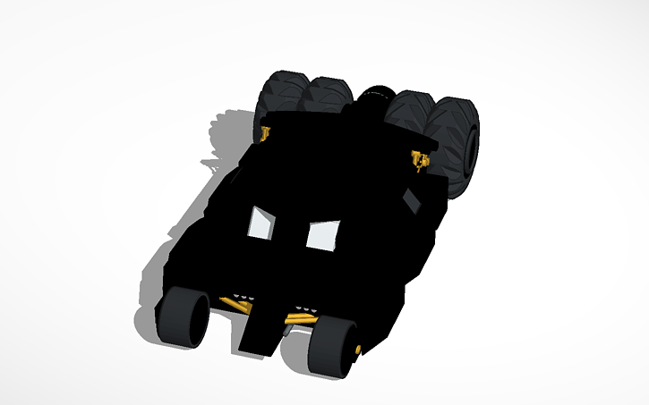 3D design Batmobile - Tinkercad