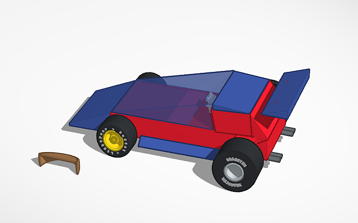 3D design simple car - Tinkercad