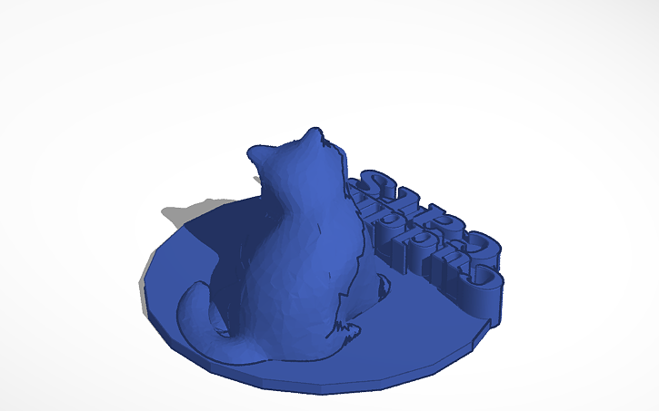 3D design MA61015 cats - Tinkercad