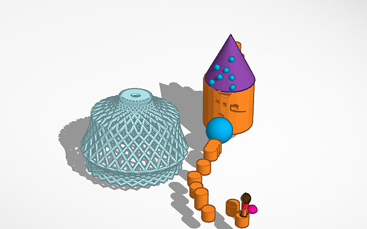 3D design Parkour Course Idea - Tinkercad