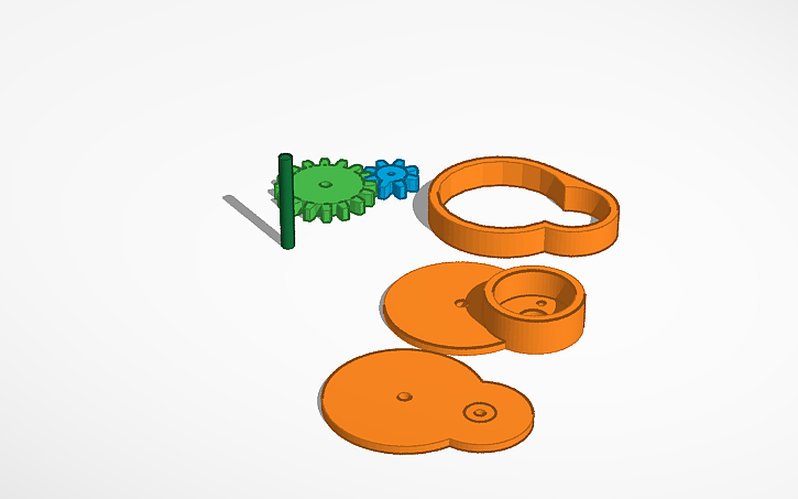 3D design reduction-box - Tinkercad