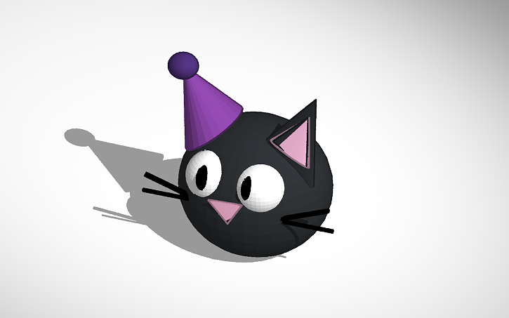 3D design kedi - Tinkercad