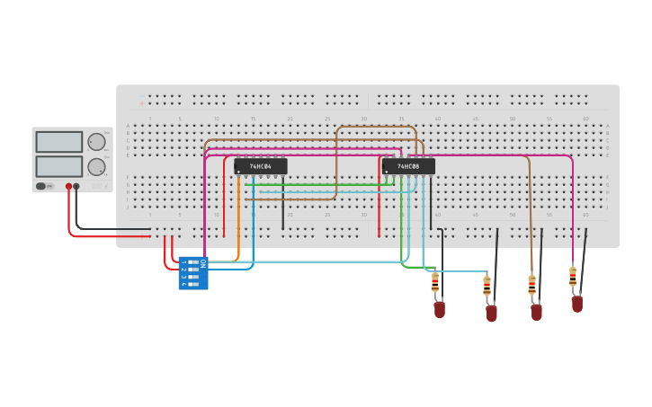 Circuit design decoder - Tinkercad