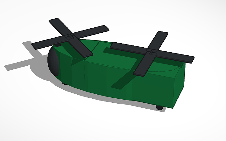 3D design Chinook - Tinkercad