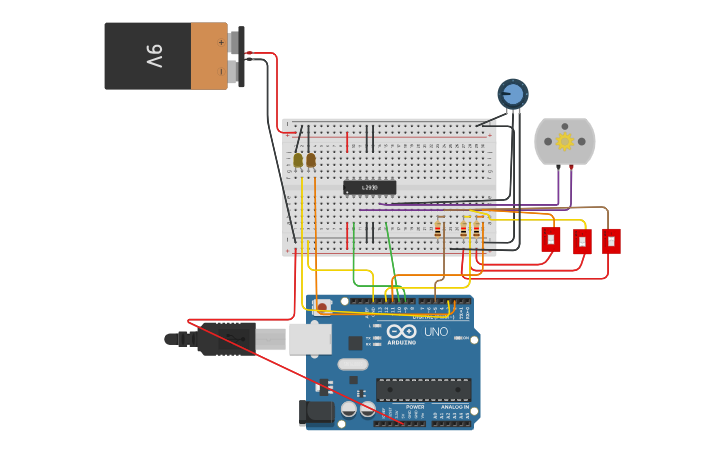 Circuit design Tarea Micro - Tinkercad