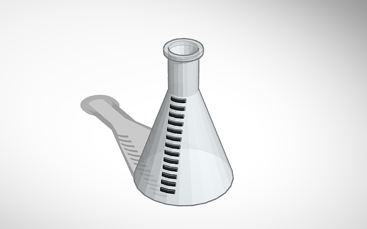 Beacker Dxf 3D design Beaker - Tinkercad