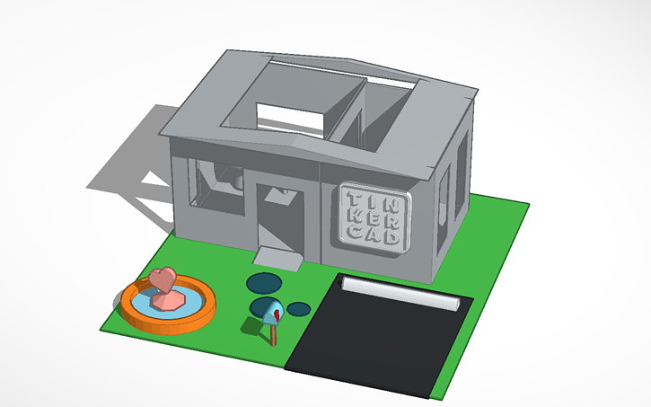 3D design House design - Tinkercad