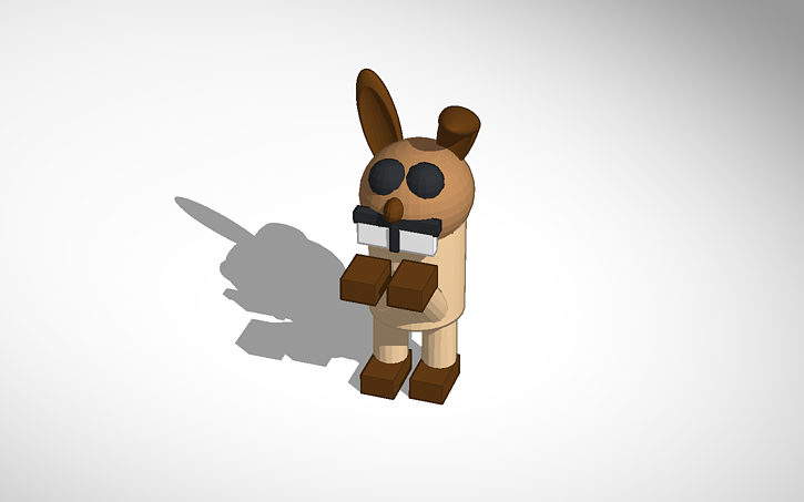3D design rabbit - Tinkercad