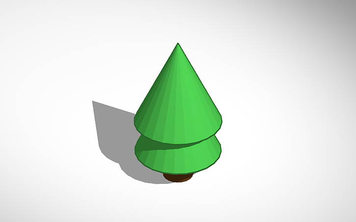 3D design Simple Tree Design - Tinkercad