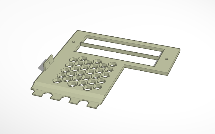 3D design GPU Vertical 2 - Tinkercad