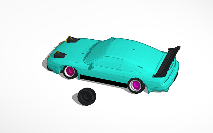 3D design rx7 - Tinkercad