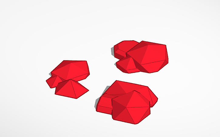 3D design rocks - Tinkercad