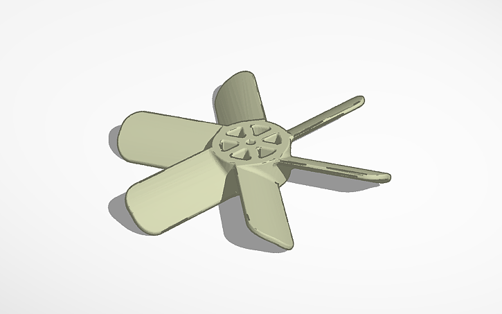 3D design fan - Tinkercad