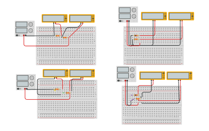 Circuit design Physics || lab. Series and Parallel - Tinkercad