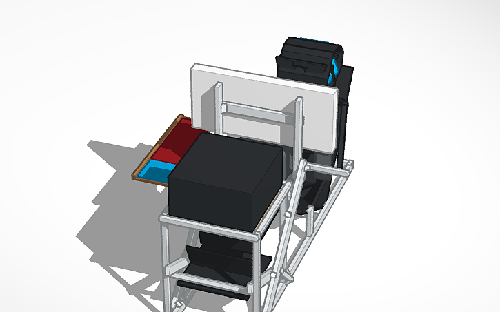 3D design Final Sim Rig - Tinkercad