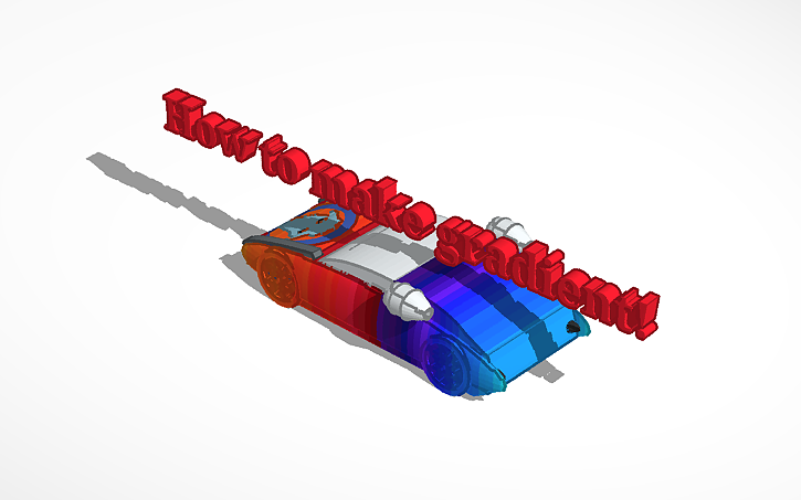 3D design how to make gradient! - Tinkercad
