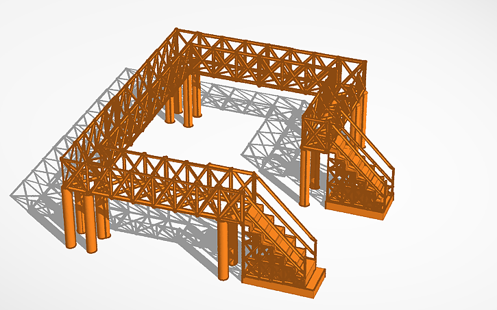 3D design RAIL - Tinkercad