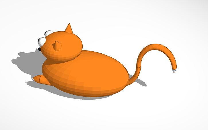 3D design Cat - Tinkercad