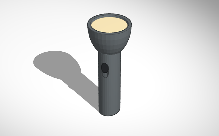 3D design Flashlight - Tinkercad