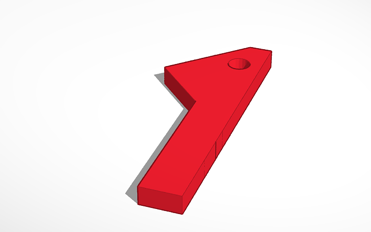 Trigger Button Cad 3D design trigger - Tinkercad
