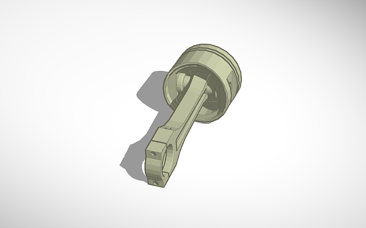 3D design Piston - Tinkercad