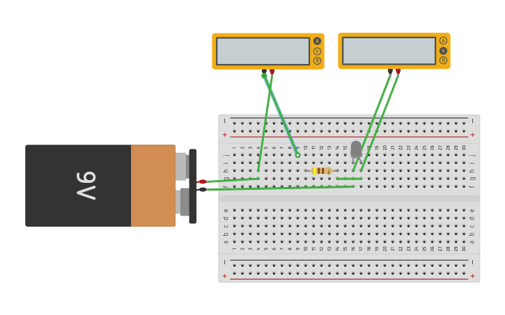 Circuit design led ex 1 - Tinkercad