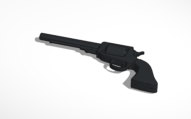 Revolver Dxf File 3D design Revolver - Tinkercad