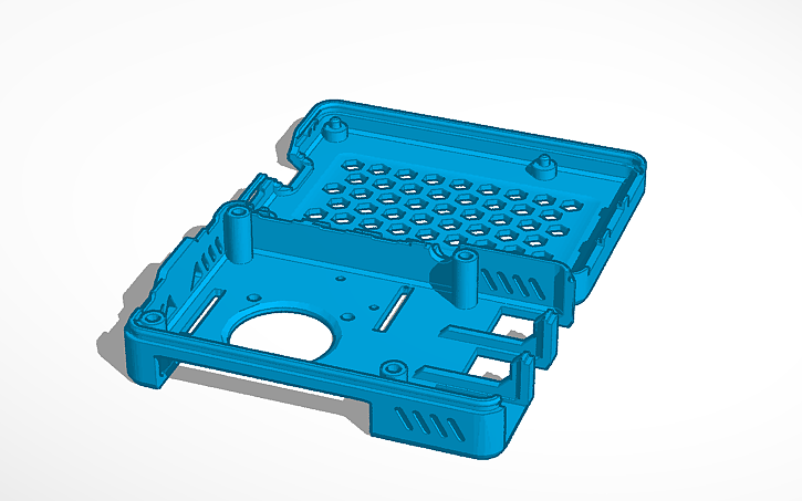 3D design RPi 4 case v.2 - Tinkercad