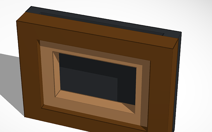 3D design Photo frame - Tinkercad