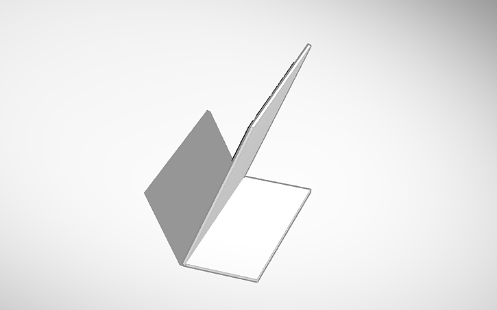 3D design Wifi/QR code/Venmo Stand - Tinkercad