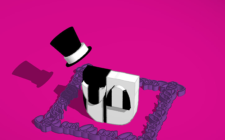 3D design Fan of Ribbie ribbons - Tinkercad